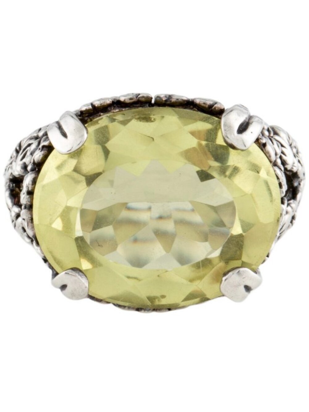 STEPHEN DWECK STERLING SILVER 925 QUARTZ COCKTAIL RING